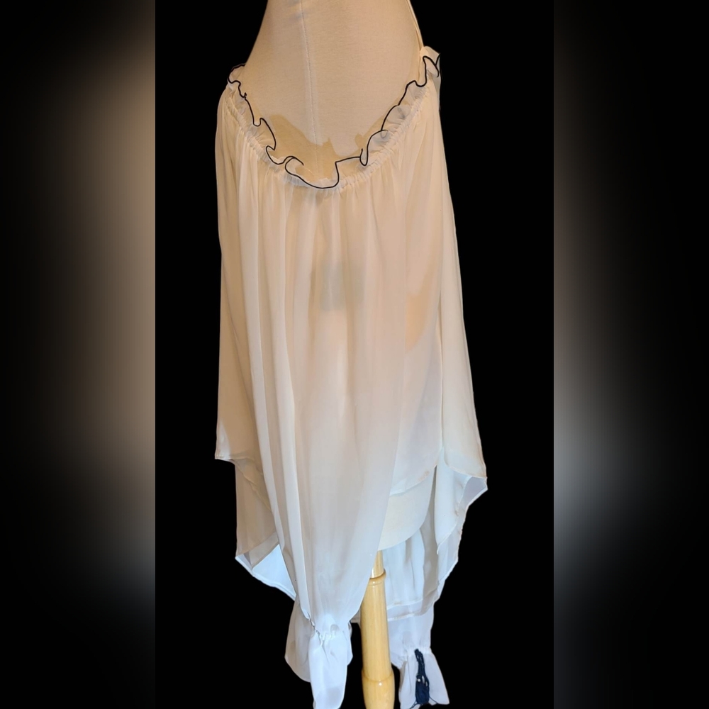 NWT Ryegrass size 3X white blouse - Picture 4 of 14